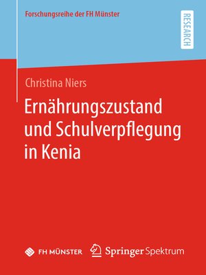 cover image of Ernährungszustand und Schulverpflegung in Kenia